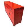 Buffet chinois rouge patine à l'ancienne