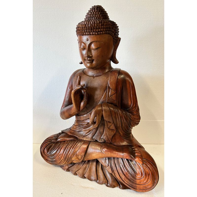 Statue bouddha mudra abhaya 83cm
