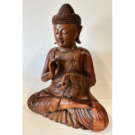 Statue bouddha mudra abhaya 83cm