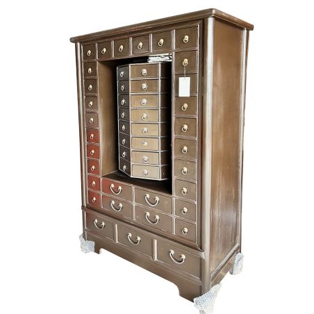 Grainetier 95 tiroirs façon moulin à prières