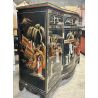 copy ofBuffet Chinois Laque mordorée personnages peints