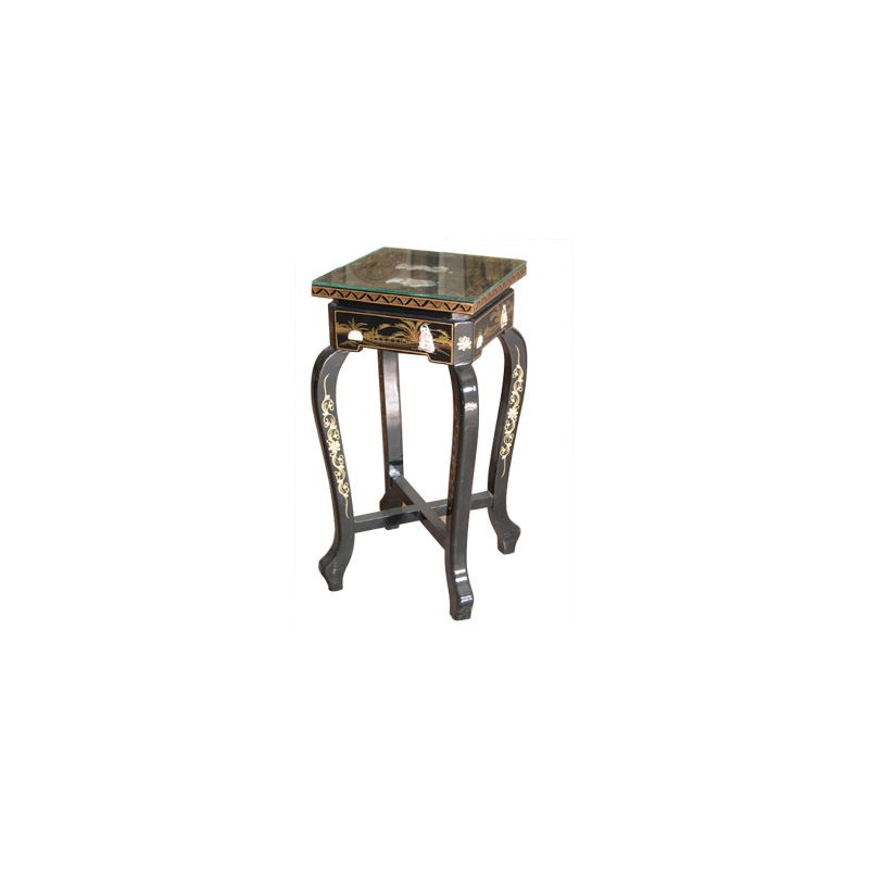 Console chinoise laquée 79cm