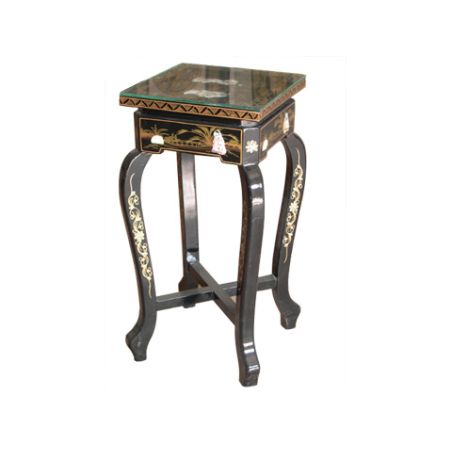 Console chinoise laquée 79cm
