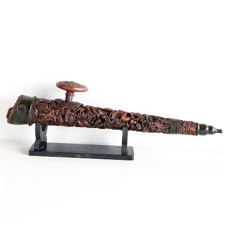 Pipe vietnamienne sculptée
