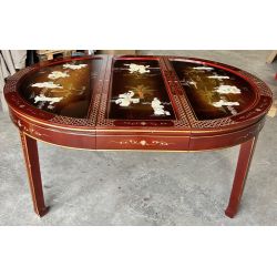 Table de salle à manger 122cm avec rallonge de 45cmet 4 chaises