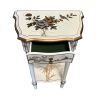 Console chinoise laque blanche