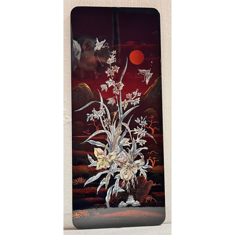 Tableau laqué vietnamien - L'été