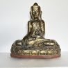 Bouddha birman ancien H61cm position de la terre à témoin