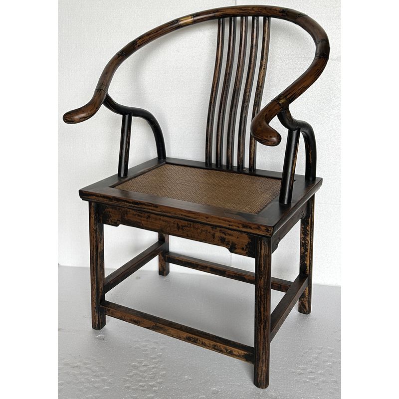 Fauteuil chinois fer à cheval