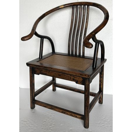 Fauteuil chinois fer à cheval