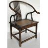 Fauteuil chinois fer à cheval