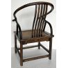 Fauteuil chinois fer à cheval