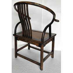 Fauteuil chinois fer à cheval