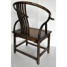 Fauteuil chinois fer à cheval