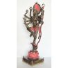 Nataraja 8 bras en bronze rose