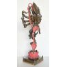 Nataraja 8 bras en bronze rose