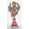 Nataraja 8 bras en bronze rose