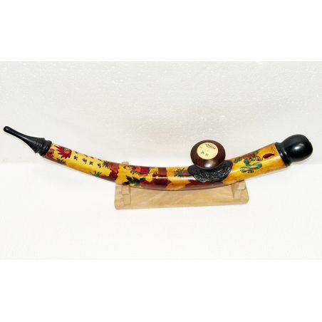 sceptre en os de buffle peint