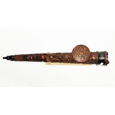 Pipe vietnamienne sculptée