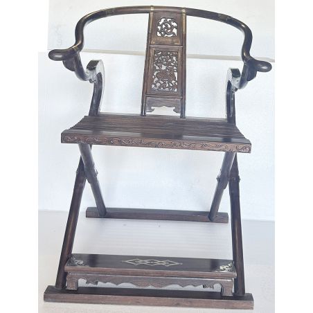 Fauteuil chinois empereur pliable