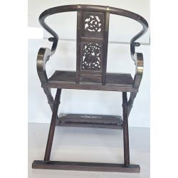 Fauteuil chinois empereur pliable