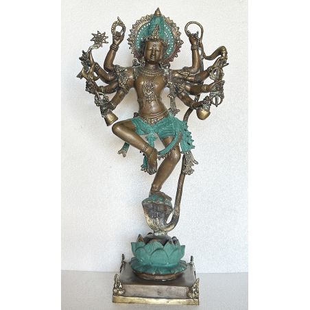 Nataraja en bronze 8 bras