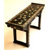 Console chinoise noire papillons