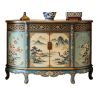 Buffet chinois bleu