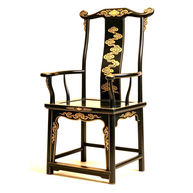 Fauteuil Confucius en bonnet de lettré