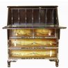 Secrétaire chinois laqué avec abattant - meuble chinois laqué