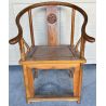 Fauteuil chinois fer à cheval