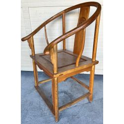 Fauteuil chinois fer à cheval