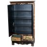 Armoire chinoise dorée à la feuille
