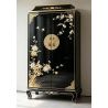 Armoire chinoise laque noire brillante