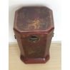 Poubelle de bureau façon cuir