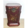 Poubelle de bureau façon cuir