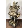 Brûle-parfum antique en bronze à la licorne et aux quatre animaux sacrés