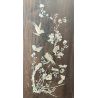 Panneaux muraux indochinois incrustés antiques, Set de 2