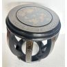 Tabouret chinois noir peint
