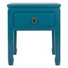 Chevet chinois bleu