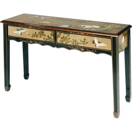 Console chinoise 2 tiroirs