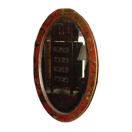 Mirror chinese oval