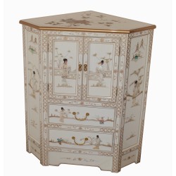 Furniture chinese corner-2 doors 3 drawers