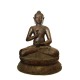Sculpture of Buddha in bronze.