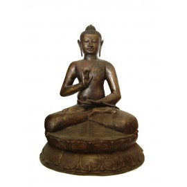 Skulptur bronze Buddha.