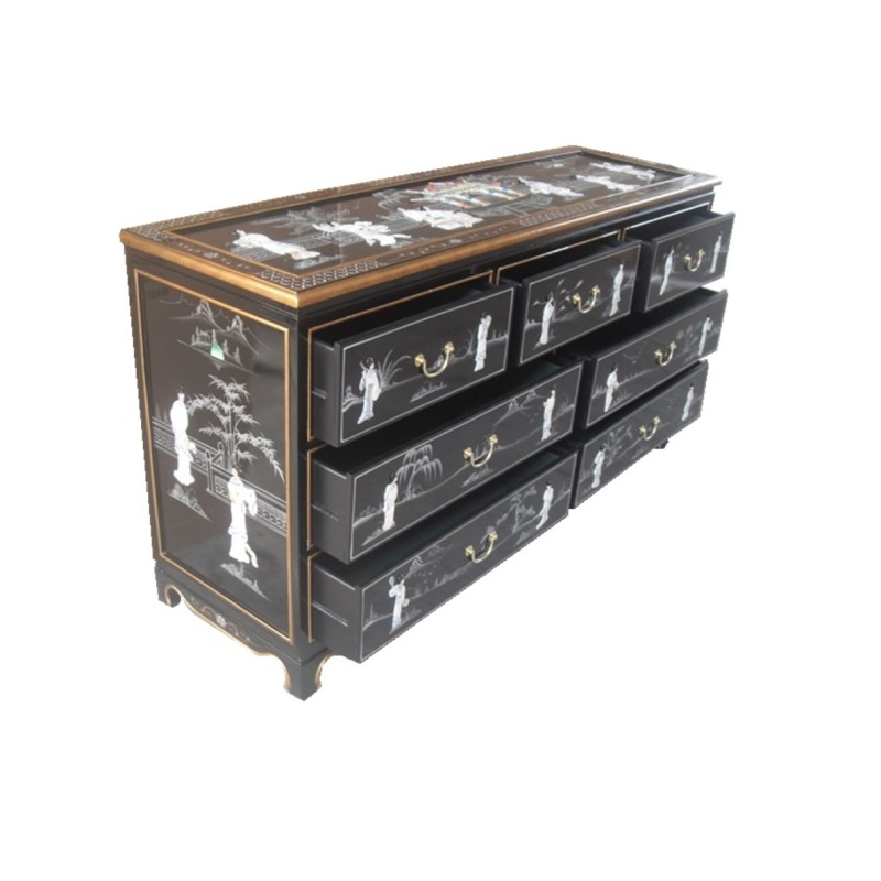 Kommode chinesische lackiert
