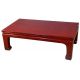 Table opium chinoise noire