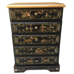 Commode chinoise laquée 