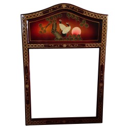 Miroir chinois laqué 