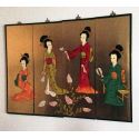 Triptyque chinois geishas